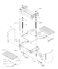 Delta Tp300 Diagram and Parts List for  Delta Planer Jointer