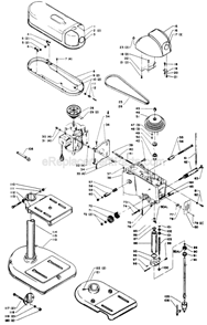 Page A Diagram and Parts List for Type 1 Delta Drill Press