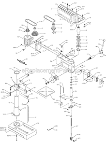 Page A Diagram and Parts List for Type 1 Delta Drill Press
