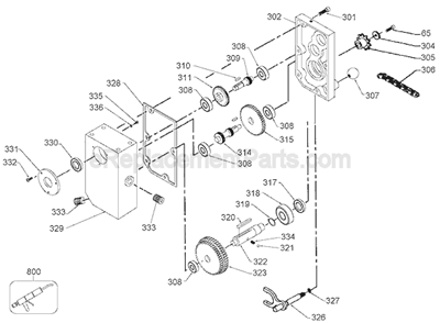 Page C Diagram and Parts List for  Delta Planer Jointer
