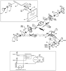 Page A Diagram and Parts List for Type 2 Delta Angle Grinder