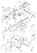 Page A Diagram and Parts List for  Delta Belt or Drum Sander