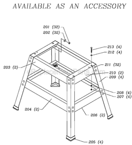 Page B Diagram and Parts List for Type 2 Delta Sander Polisher