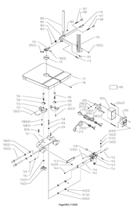 Delta 28-276 Type-1 Diagram and Parts List for Type-1 Delta Saw