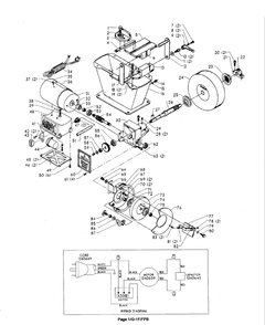 Delta 23-700 Diagram and Parts List for  Delta Bench Grinder