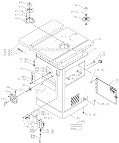 Page A Diagram and Parts List for Type 1 Delta Shaper
