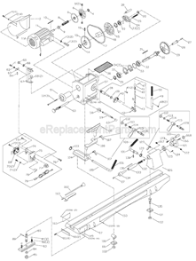 Page A Diagram and Parts List for Type 1 Delta Lathe