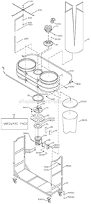 Page A Diagram and Parts List for Type 1 Delta Dust Collector
