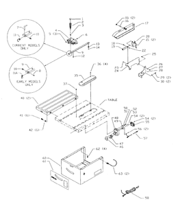 Delta 36-630 Diagram and Parts List for  Delta Saw