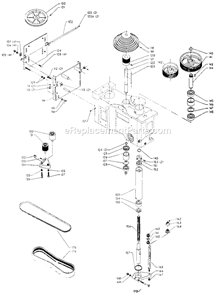 Page B Diagram and Parts List for Type 1 Delta Drill Press