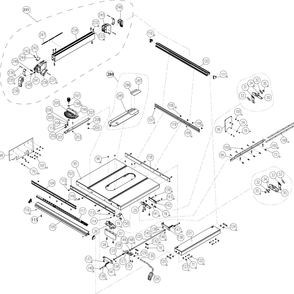 Part Location Diagram of DPEC003482 Delta Left Dust Cover Sheet