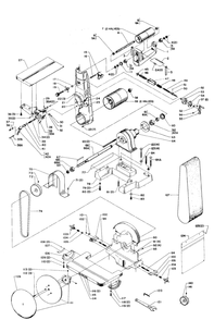 Delta 31-710 Diagram and Parts List for  Delta Sander Grinder