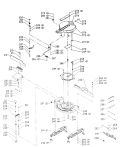 Delta 36-235 Diagram and Parts List for  Delta Saw