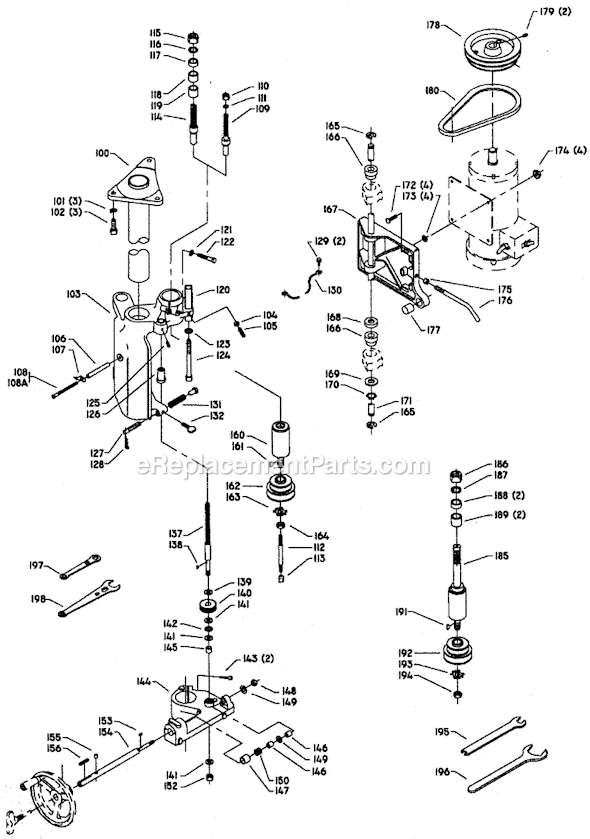 Page B Diagram and Parts List for Type 2 Delta Shaper