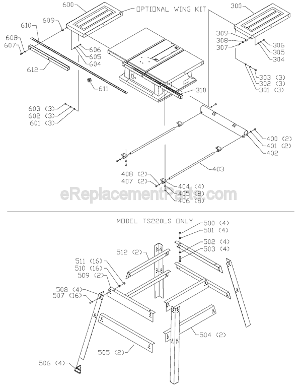 Page C Diagram and Parts List for Type 1 Delta