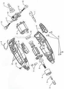 Part Location Diagram of 2610013852 Dremel Switch Assembly