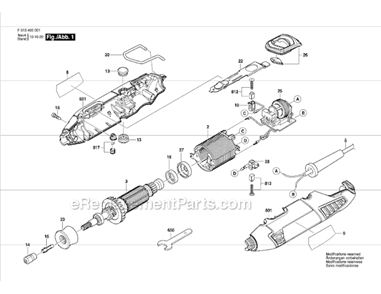 Part Location Diagram of 2610005646 Dremel Brush & Spring Set