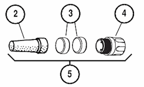 Page B Diagram and Parts List for  Dynabrade Sander Polisher