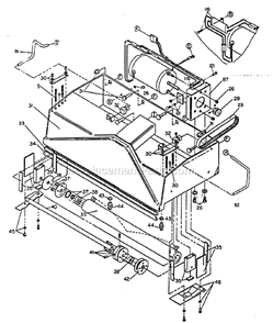 Page B Diagram and Parts List for 1201PS EDIC Carpet Cleaner