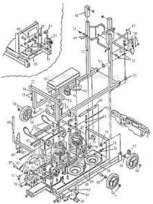 Page C Diagram and Parts List for 1201PS EDIC Carpet Cleaner