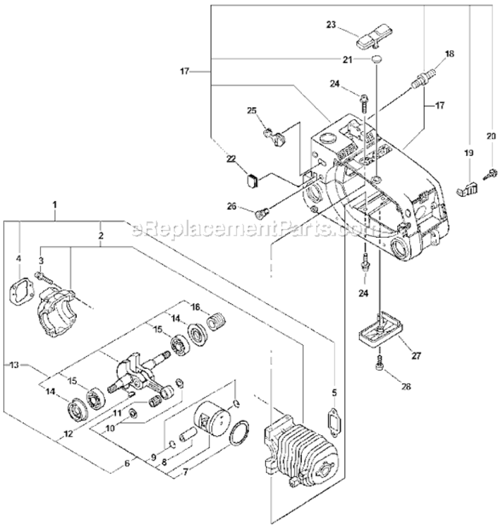 Part Location Diagram of A190000020 Echo DISCONTINUED