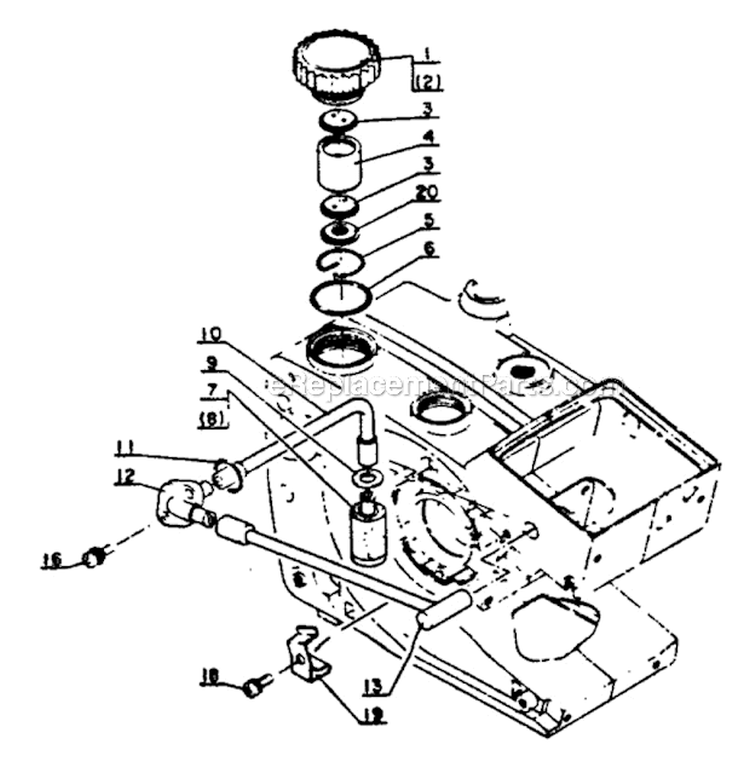 Page I Diagram and Parts List for  Echo Chainsaw
