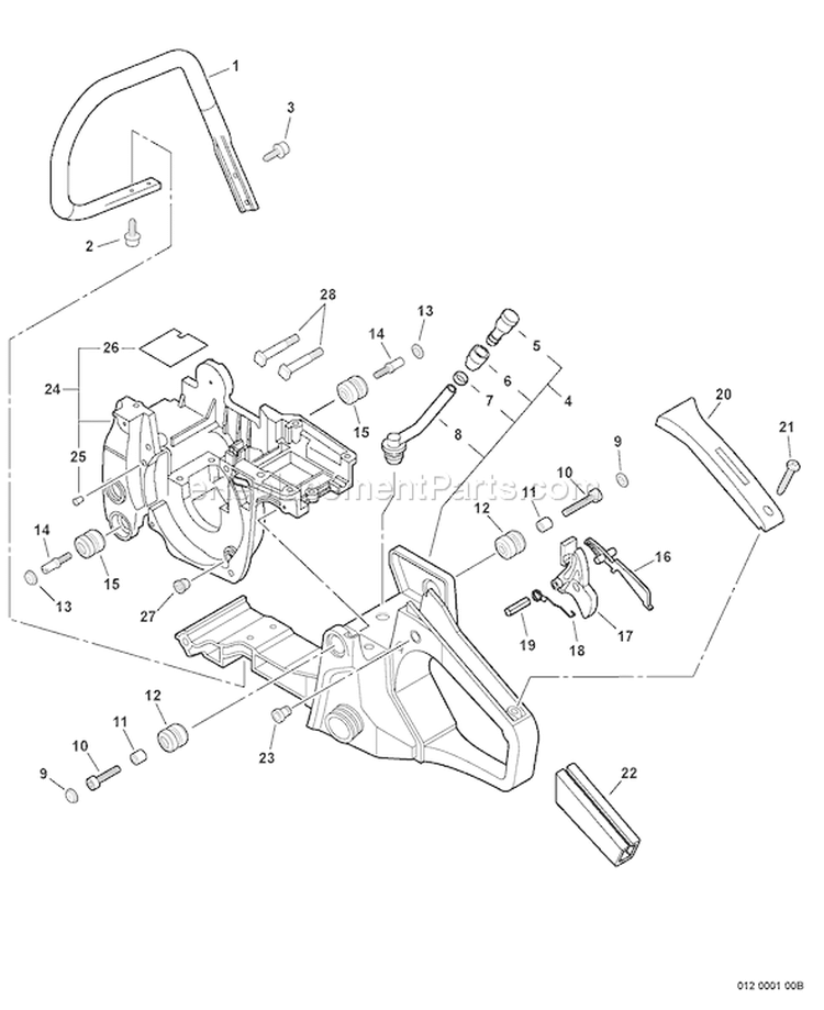 Page G Diagram and Parts List for C10013001001 - C10013999999 Echo