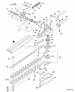 Part Location Diagram of 9210805000 Echo Locknut 5