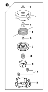 Part Location Diagram of P022025530 Echo Housing