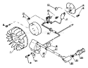 Page J Diagram and Parts List for 17501 - 30500 Echo Chainsaw