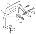Page H Diagram and Parts List for 17501 - 30500 Echo Chainsaw