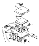 Page A Diagram and Parts List for After S/N 64671 Echo Chainsaw