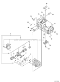 Page C Diagram and Parts List for 03001001 - 03999999 Echo Chainsaw