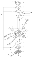 Page A Diagram and Parts List for 10001001 - 10999999 Echo Chainsaw