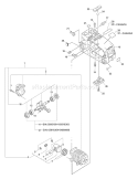 Page D Diagram and Parts List for 02001001-02006473 Echo Chainsaw