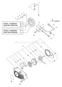 Page H Diagram and Parts List for 02001001-02006473 Echo Chainsaw