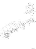 Page K Diagram and Parts List for 10001001 - 10002200 Echo Chainsaw