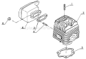 Part Location Diagram of 10101400230 Echo Stud Bolt