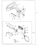Page E Diagram and Parts List for  Echo Chainsaw