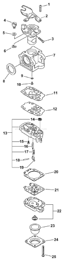 Part Location Diagram of P003001050 Echo Jet