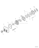 Part Location Diagram of 13040652131 Echo Fastener Knob