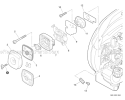 Intake Diagram and Parts List for P33711001001-P33711999999 Echo Chipper Shredder