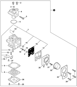 Part Location Diagram of P005004050 Echo Needle, Mixture