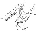 Page E Diagram and Parts List for 051001 - 077000 Echo Trimmer
