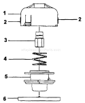 Part Location Diagram of 69621444430 Echo Spool