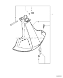 Page M Diagram and Parts List for 07003101 - 07999999 Echo Trimmer