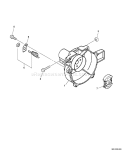 Page E Diagram and Parts List for 07003017 - 07003100 Echo Trimmer