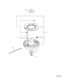Page O Diagram and Parts List for 05030475 - 05999999 Echo Trimmer