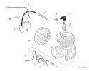 Ignition S.N. S09313001001-S09313018507 Diagram and Parts List for S09313001001-S09313999999 Echo Trimmer