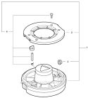 2-Line Rapid Loader Head Diagram and Parts List for S09911001001-S09911999999 Echo Trimmer